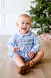 Snowmen Smocked Henry Bubble