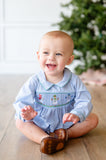 Snowmen Smocked Henry Bubble