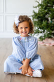 Snowmen Smocked Helen Dress
