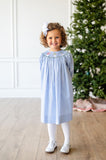 Snowmen Smocked Helen Dress