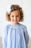 Snowmen Smocked Helen Dress