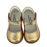 Sophie toddler shoe in gold