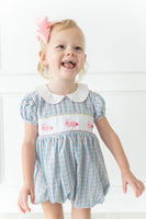 Colorful Plaid Bunny Eleanor Bubble