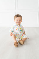 Party Birds Collared Romper