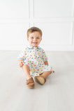 Party Birds Collared Romper
