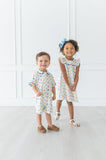 Party Birds Collared Romper