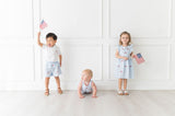 American Flag Polo/Shorts Set