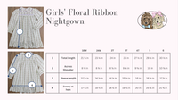 Floral Ribbon Lounge Dress