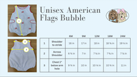 American Flag Sleeveless Bubble (unisex)